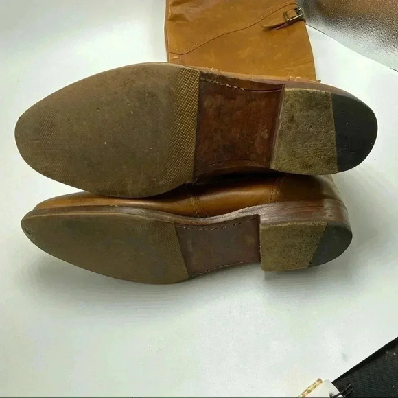 Frye Riding boot Campus equestrian cowboy harness Frye Dorado tan size 7.5 - Picture 5 of 9